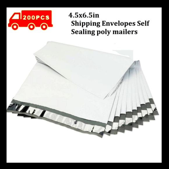 Pack Secure Seal White Poly Mailers Shipping Bags - Safe Shipping with 4x6 M - Picture 1 of 6